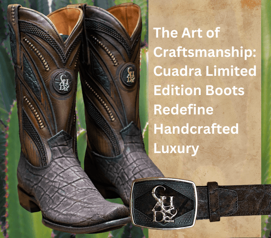 The Art of Craftsmanship: Cuadra Limited Edition Boots Redefine Handcrafted Luxury - El Rodeo Western Boutique