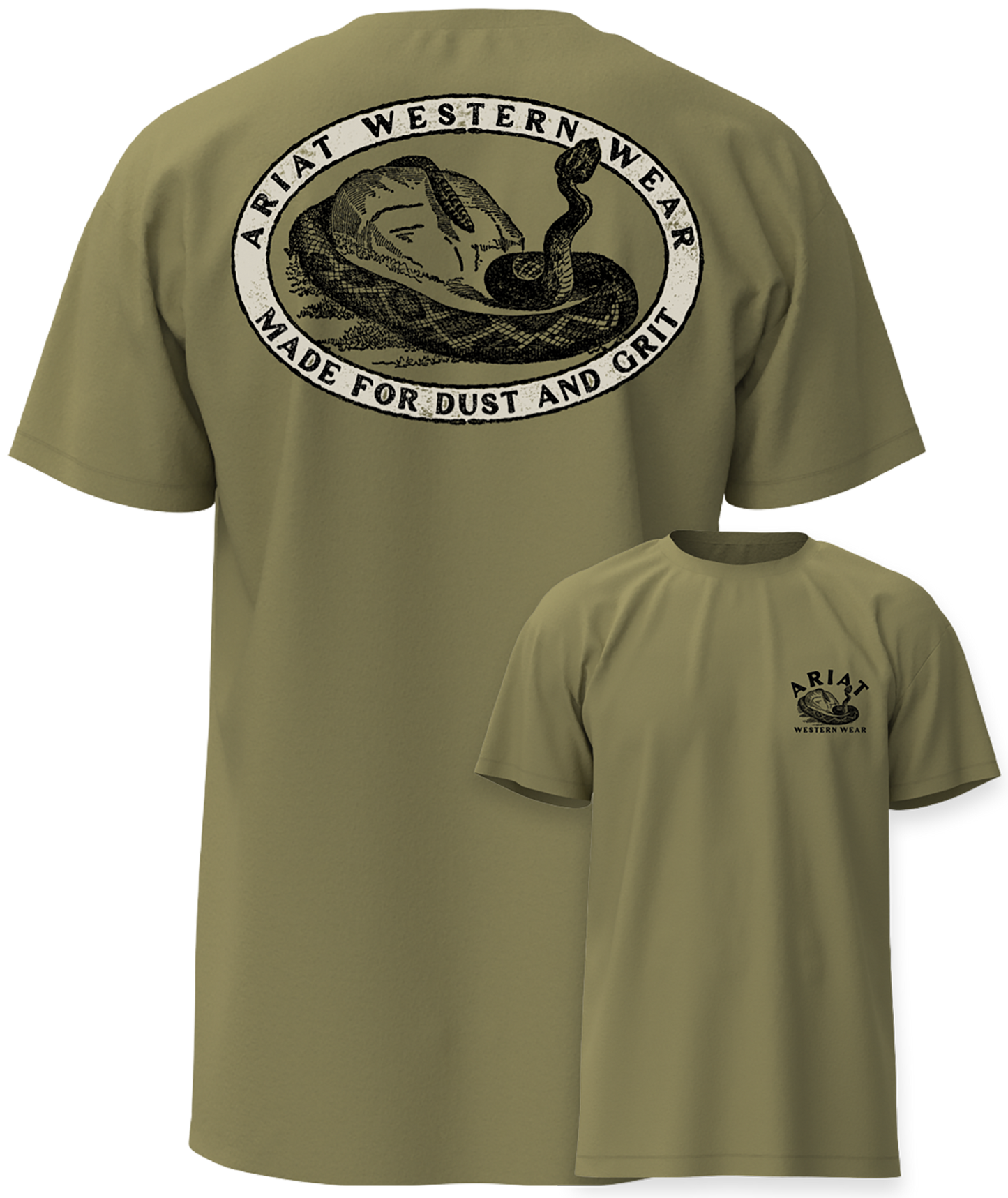 Men Ariat T-Shirt Rattle Warning 10065894