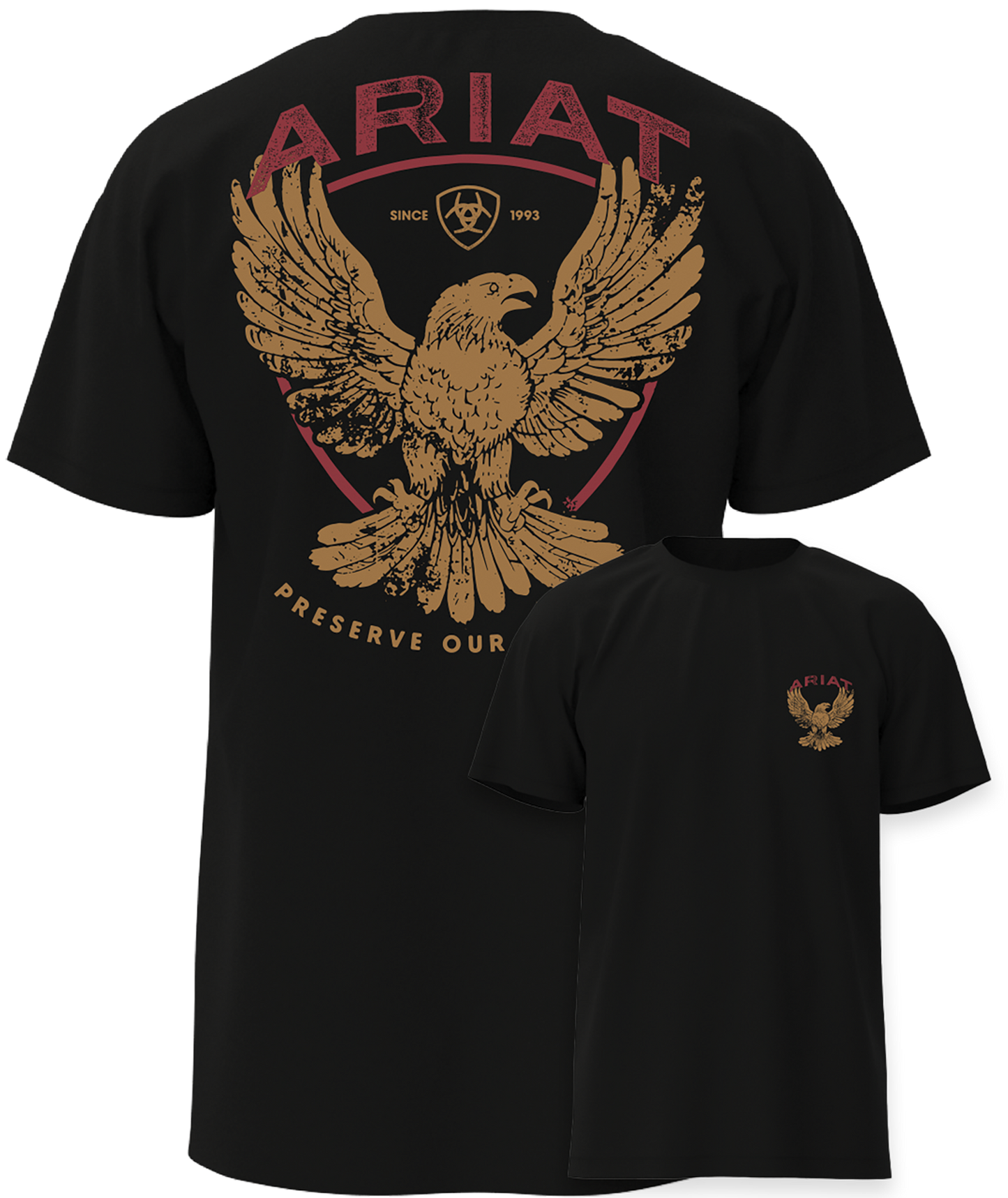 Men Ariat T-Shirt Rustic Eagle 10065898