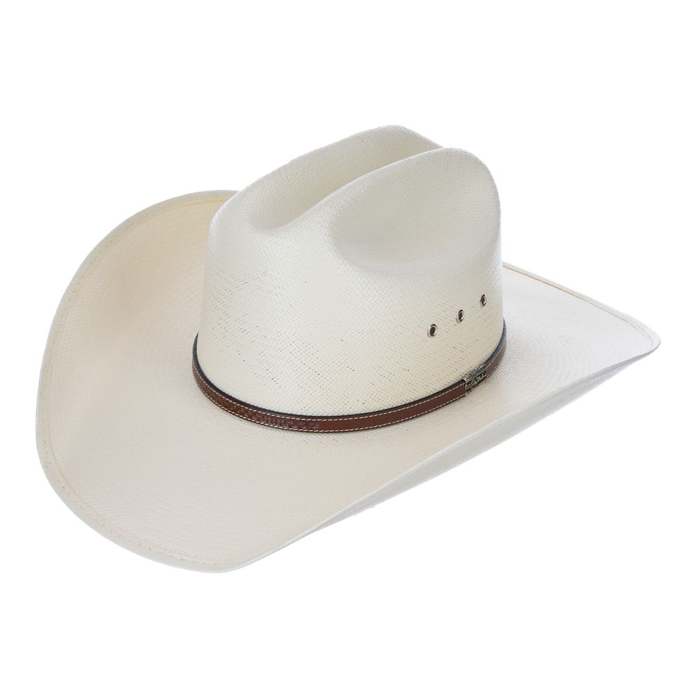 10X Chisholm Brown Larry Mahans Straw Hat MS2442CHIS40