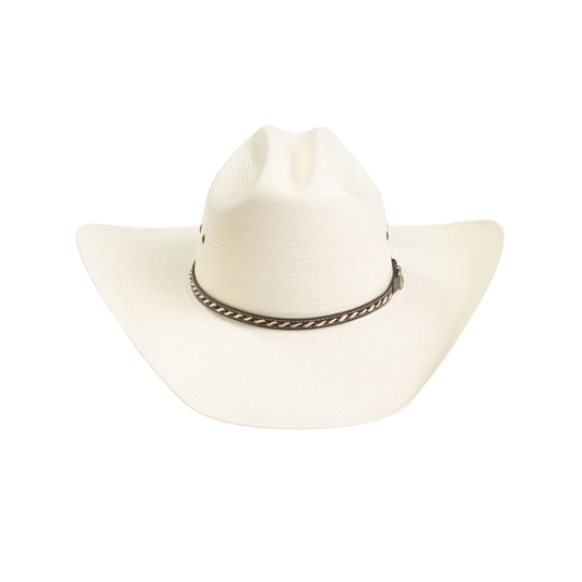 10X Austin Ivory Larry Mahans Straw Hat