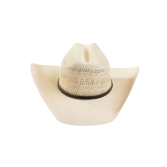 Men 10X Latigo Ivory Larry Mahans Straw Hat