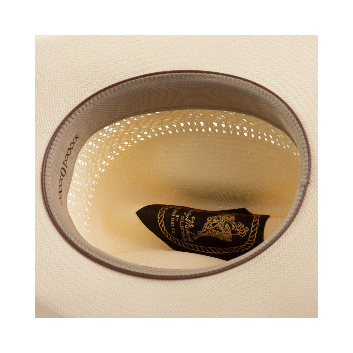 Men 10X Latigo Ivory Larry Mahans Straw Hat