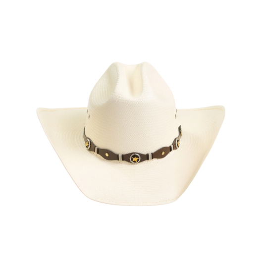 10X Oplin X Ivory Larry Mahans Straw Hat