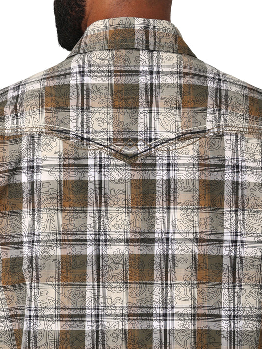 Men Wrangler Shirt Rock47 Tan 112330517