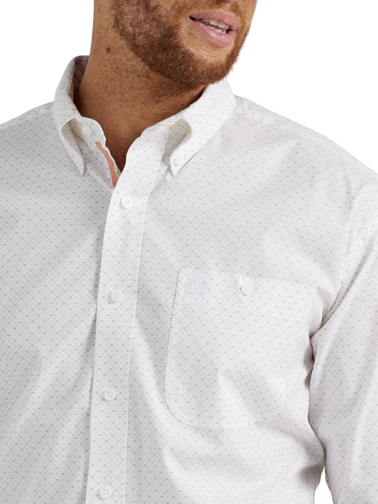 Men Wrangler Shirt George Strait White 112344869