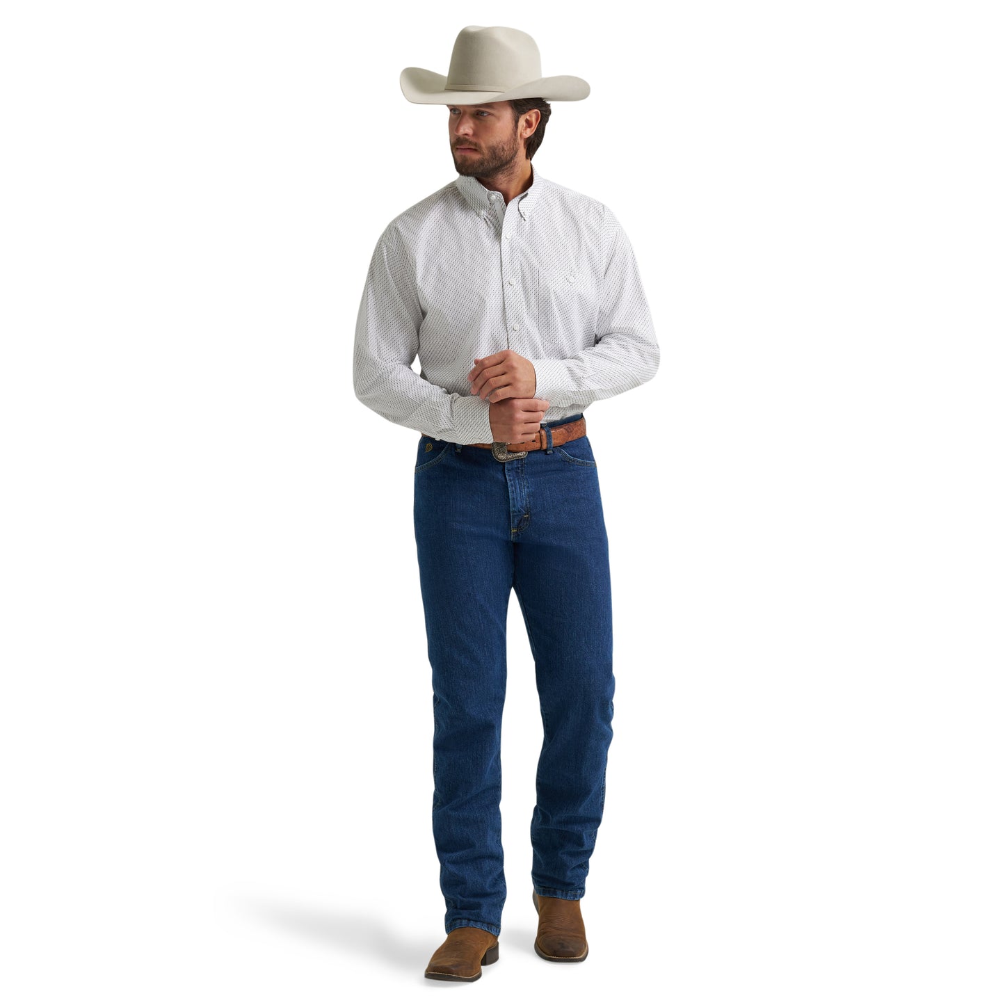 Men Wrangler George Strait Shrit (LS) 112379057