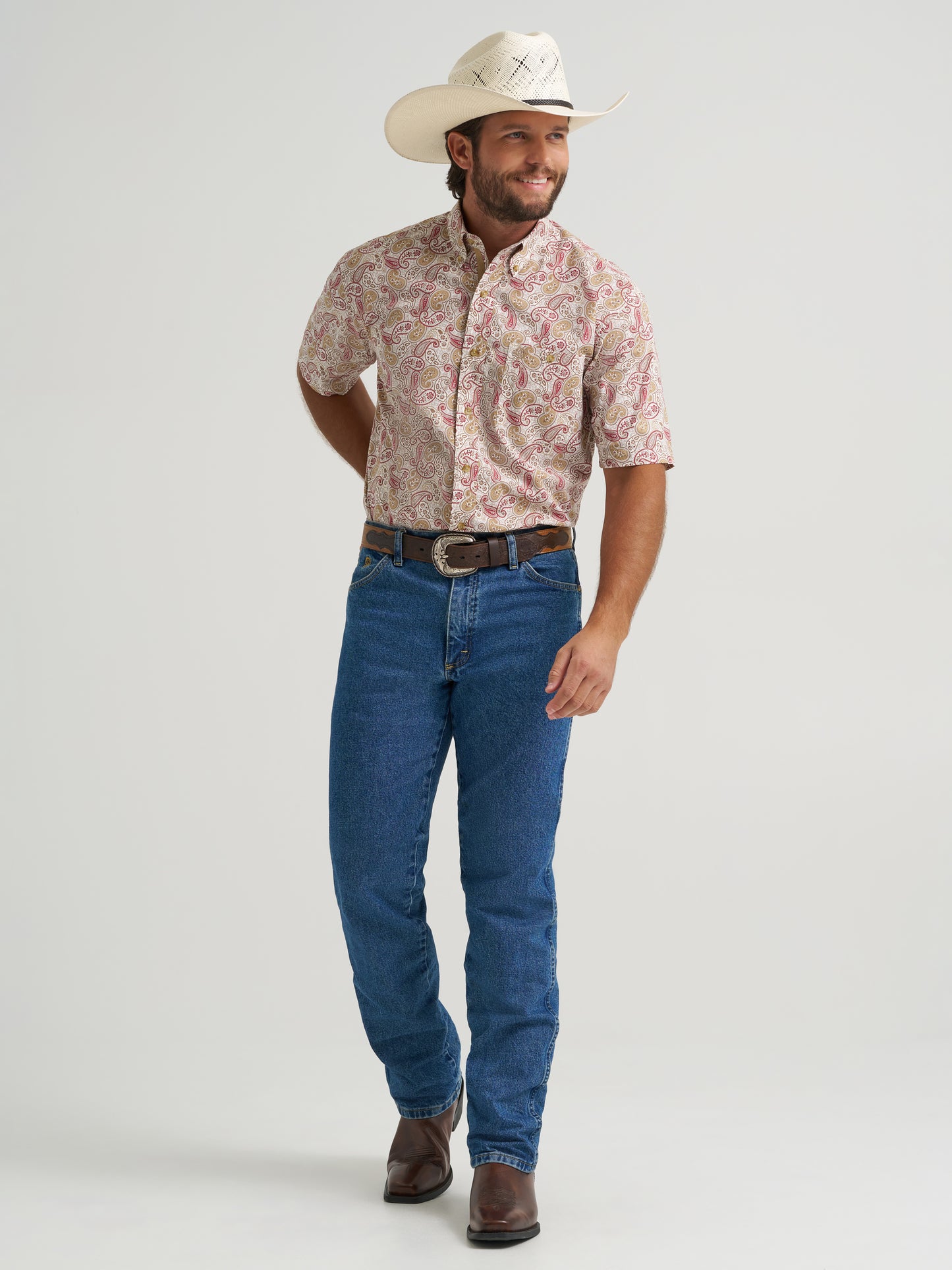 Men Wrangler George Strait Shirt (SS) 112379069