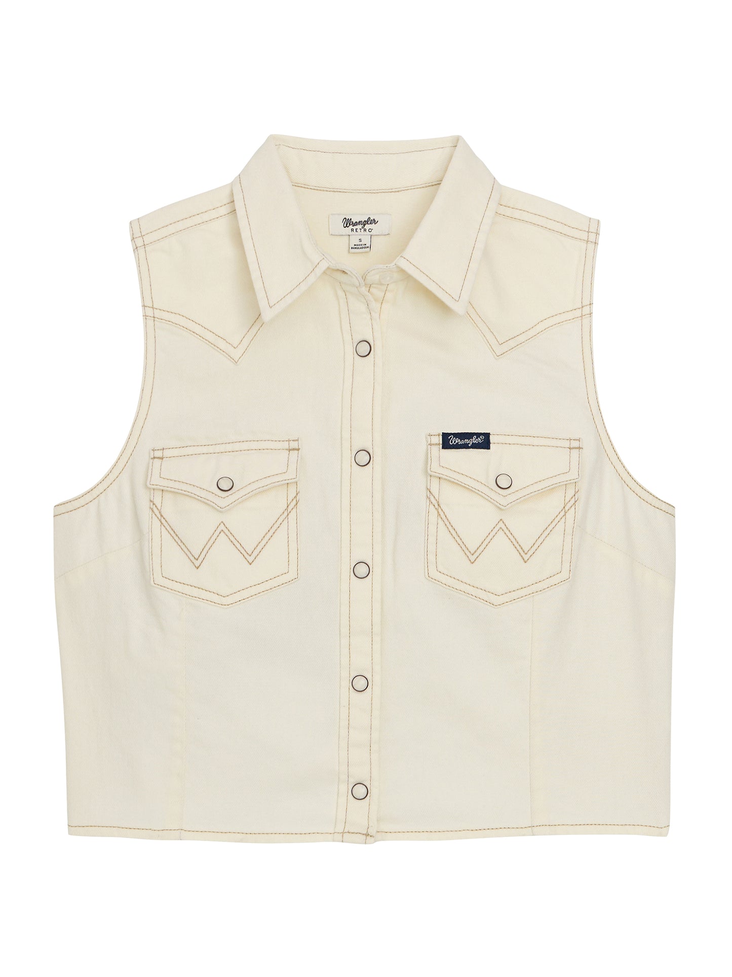Women Wrangler SleeveLess Shirt 112379493
