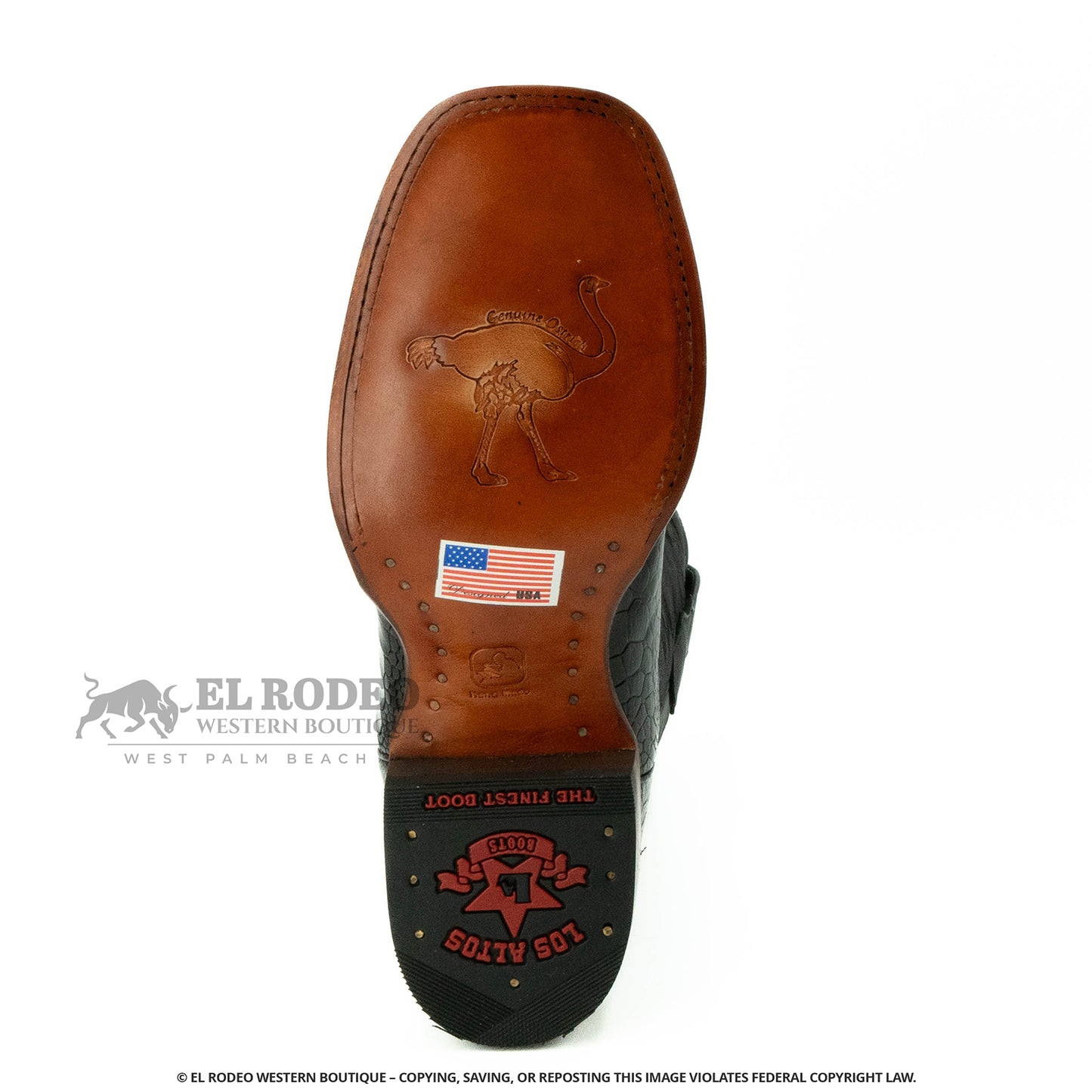 Men Los Altos Ostrich Boots H8220505