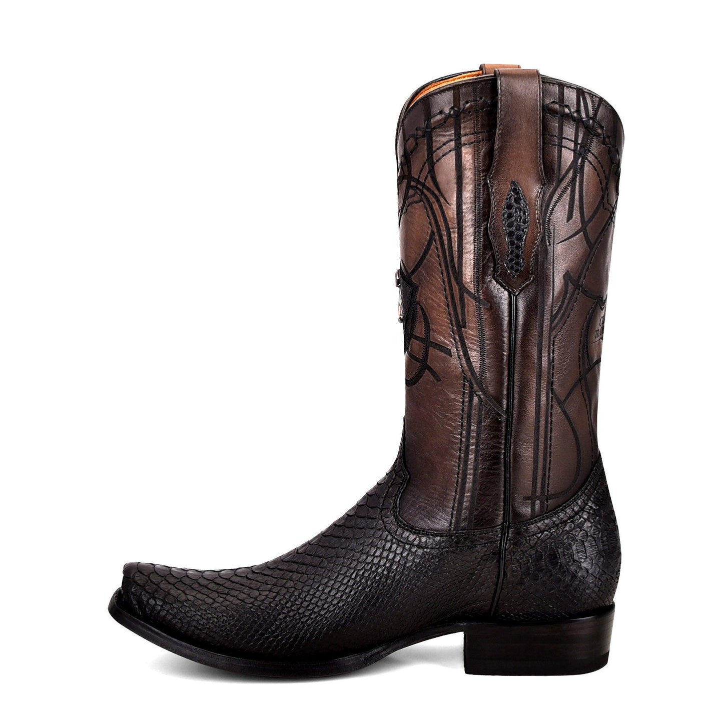 Python Snake Skin Boots - Men Cuadra Boot CU607 - El Rodeo Western Boutique