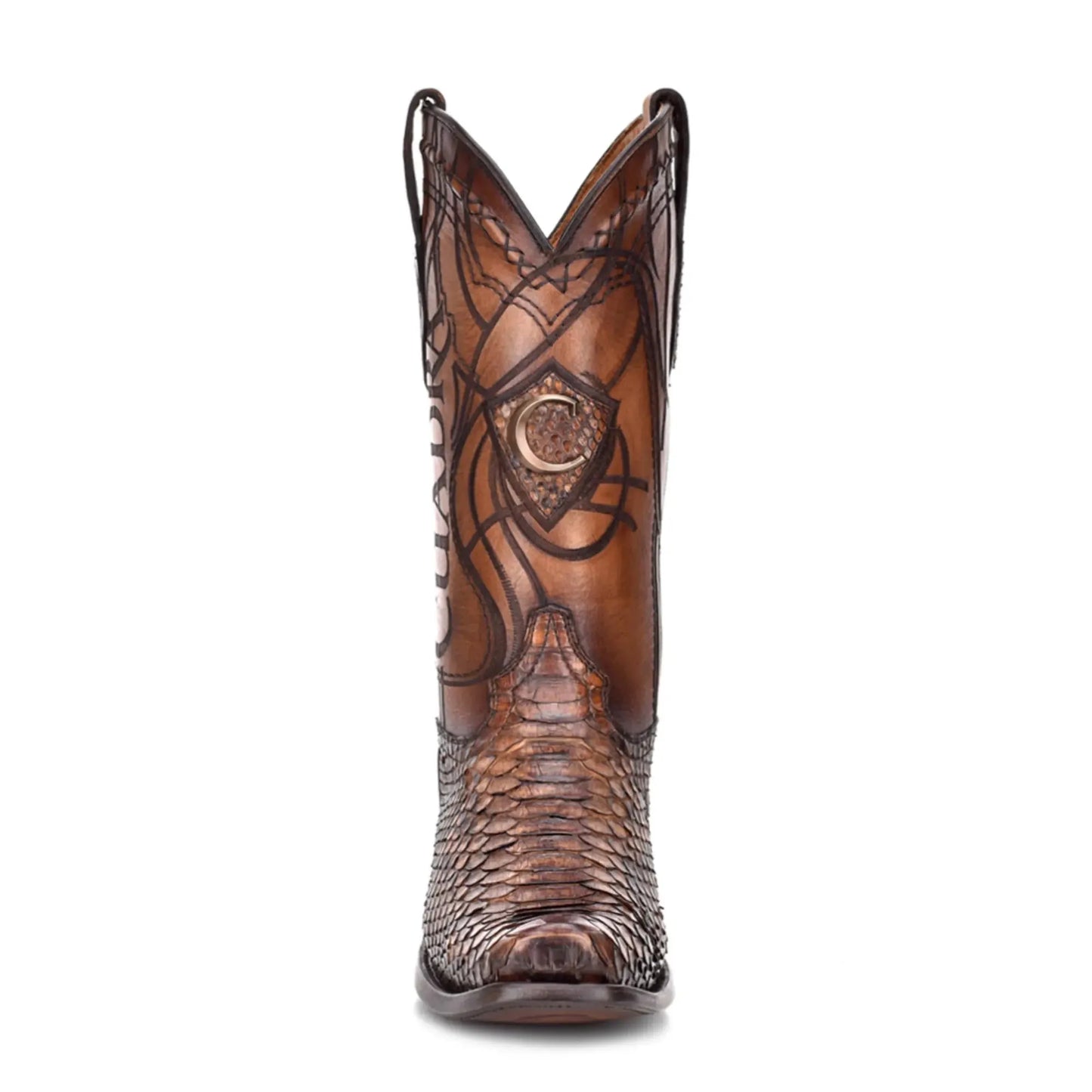 Python Brown Boots - Men Cuadra Boot CU401 - El Rodeo Western Boutique