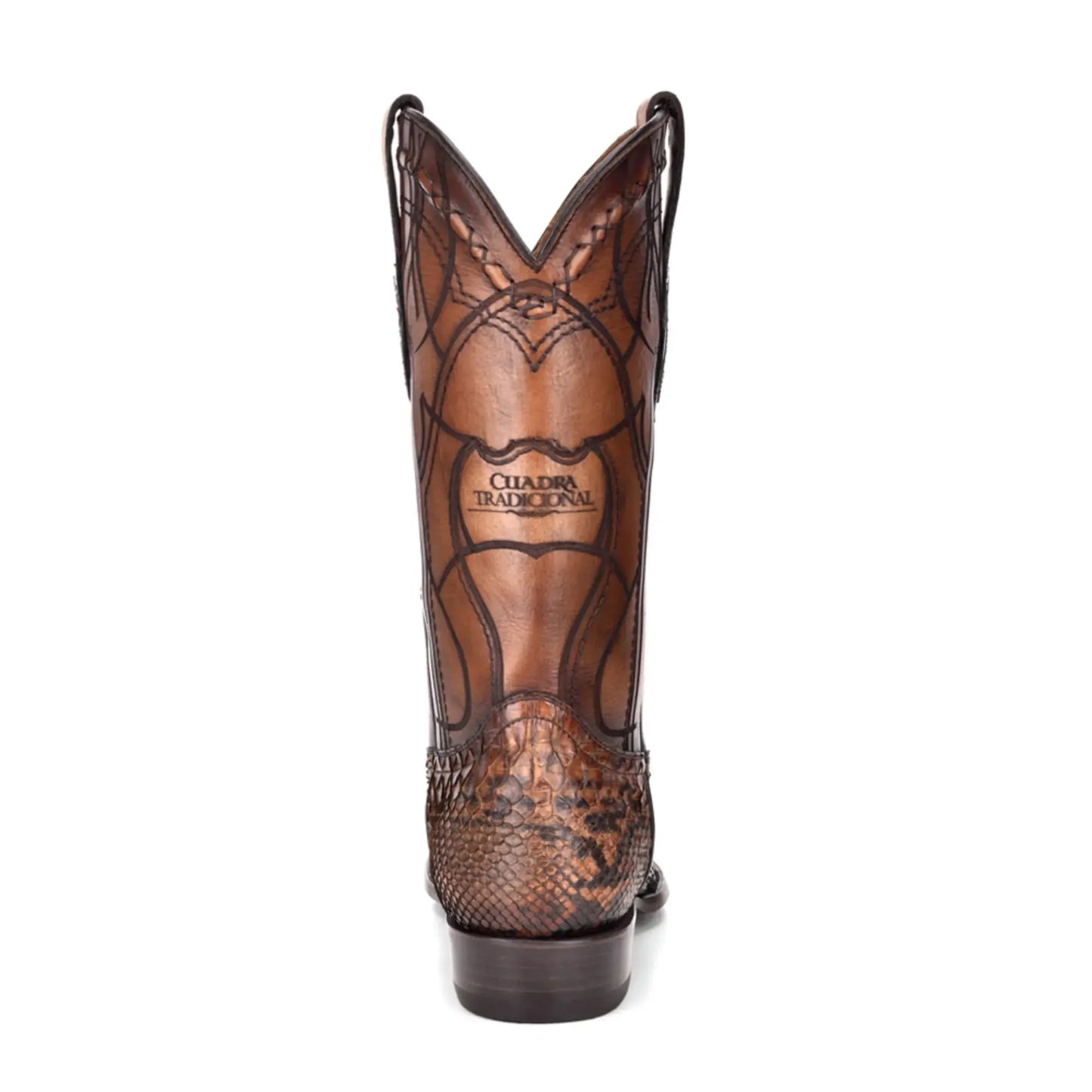 Python Brown Boots - Men Cuadra Boot CU401 - El Rodeo Western Boutique