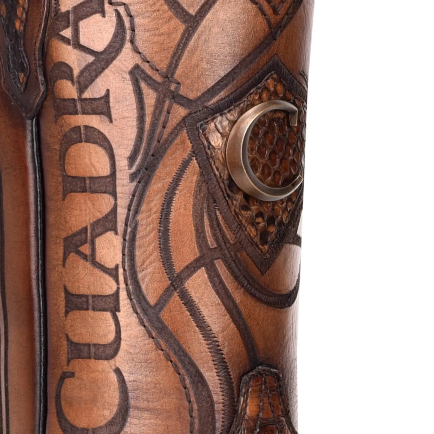 Python Brown Boots - Men Cuadra Boot CU401 - El Rodeo Western Boutique