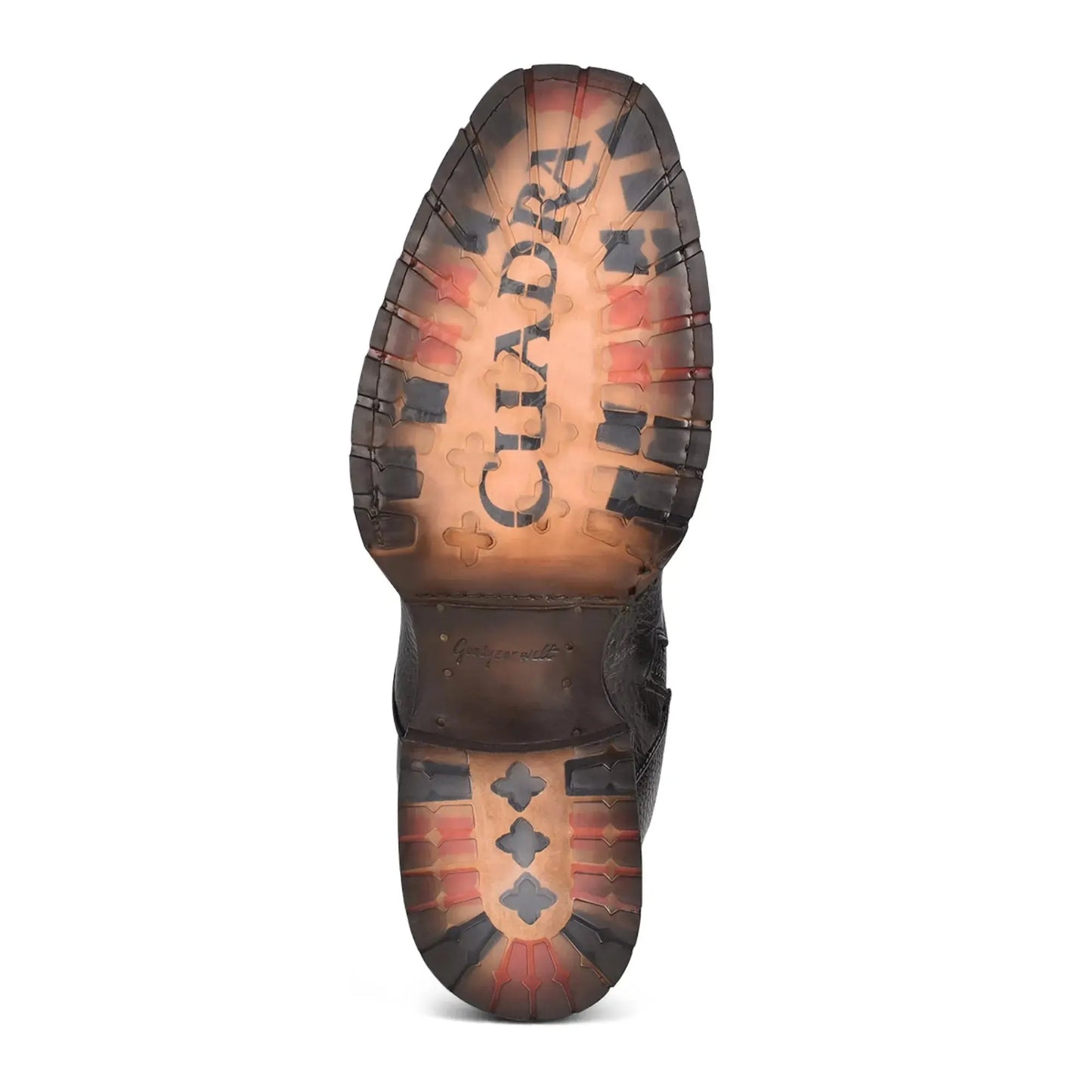 Men’s Western Footwear: Black Cowboy Boots, Bovine, Slip-On with Zipper - Men Cuadra Boot CU630 - El Rodeo Western Boutique