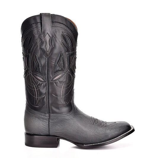 Gray Ostrich Boots: Premium Leather Footwear for Men - Men Cuadra Boot CU387 - El Rodeo Western Boutique