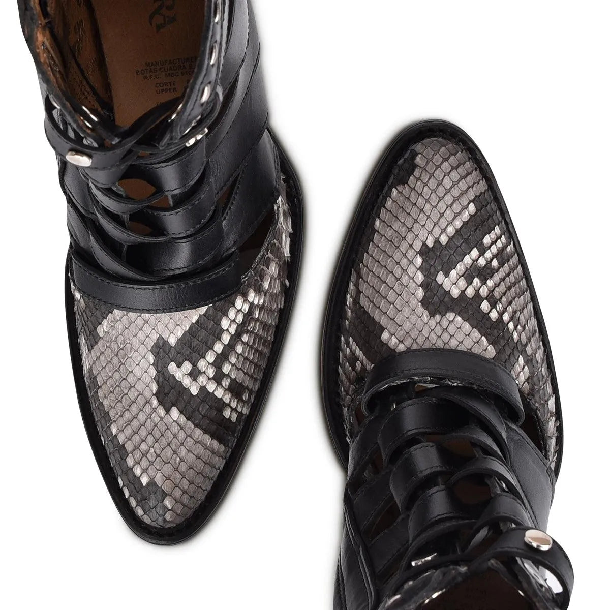 Women’s Ankle Boots: Sophistication, Comfort, and Exotic Python Leather Detailing - Women Cuadra Boot CU438 - El Rodeo Western Boutique