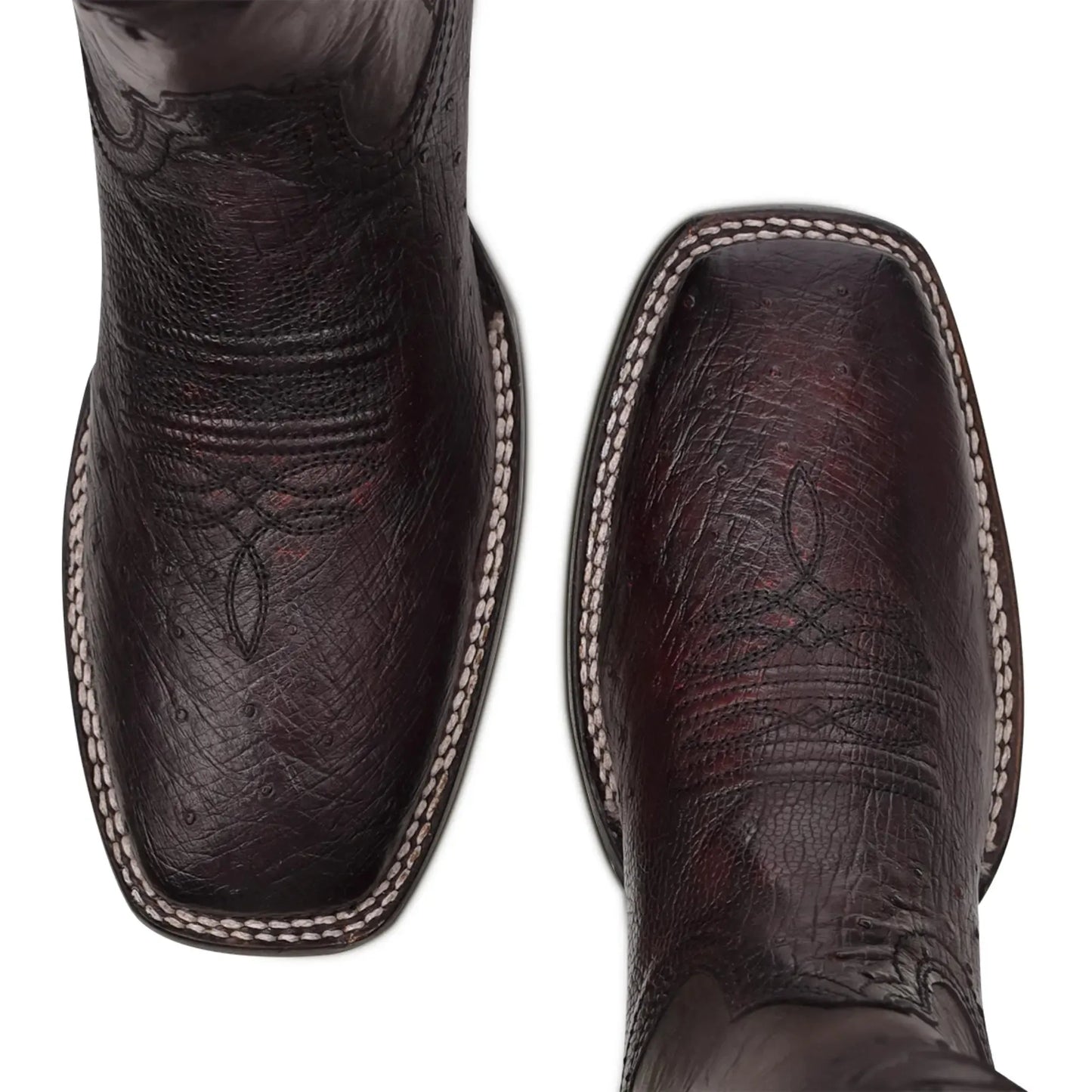 Ostrich Cowboy Boots With a Square Toe for Everyday Wear in Luxury - Men Cuadra Boot CU784 - El Rodeo Western Boutique
