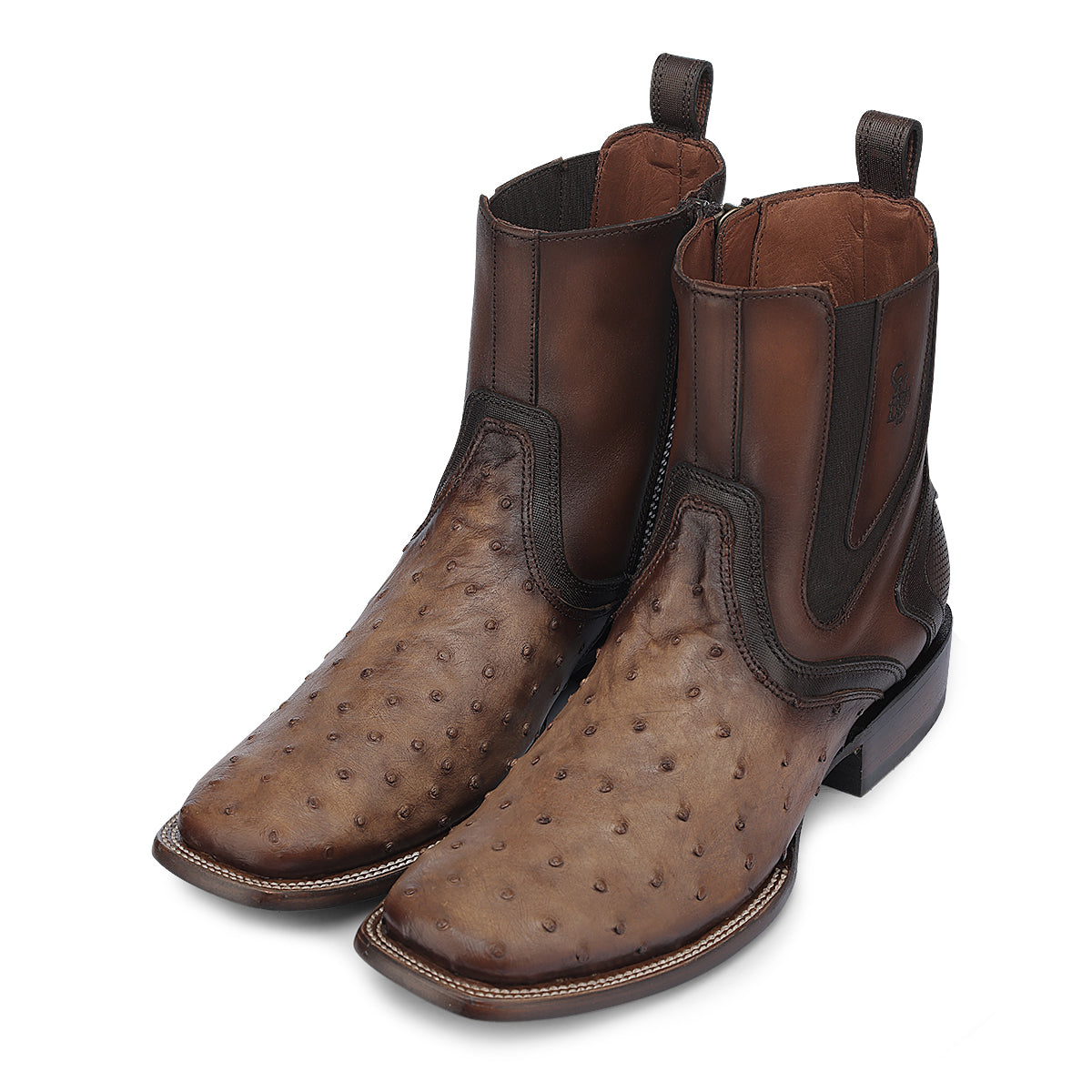Ostric Boot, Square Toe - -Men Cuadra Boot CU889