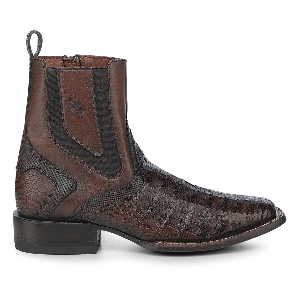 Exotic Ankle Boot, Square Toe - Men Cuadra Boot CU892