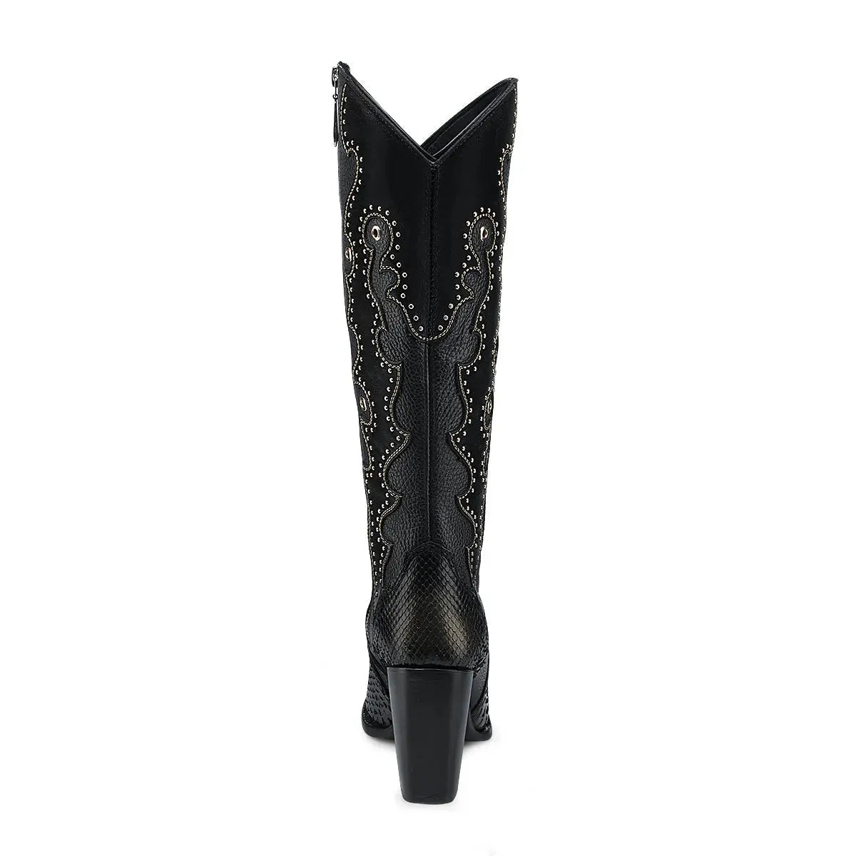 Unique Women's Western Boots: Python, Leather & Crystal Details - Women Cuadra Boot CU869 - El Rodeo Western Boutique