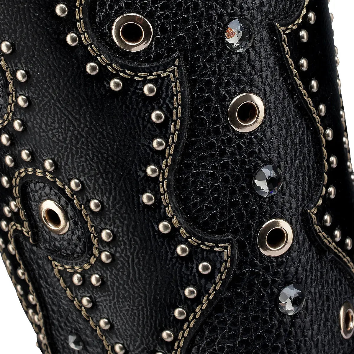 Unique Women's Western Boots: Python, Leather & Crystal Details - Women Cuadra Boot CU869 - El Rodeo Western Boutique