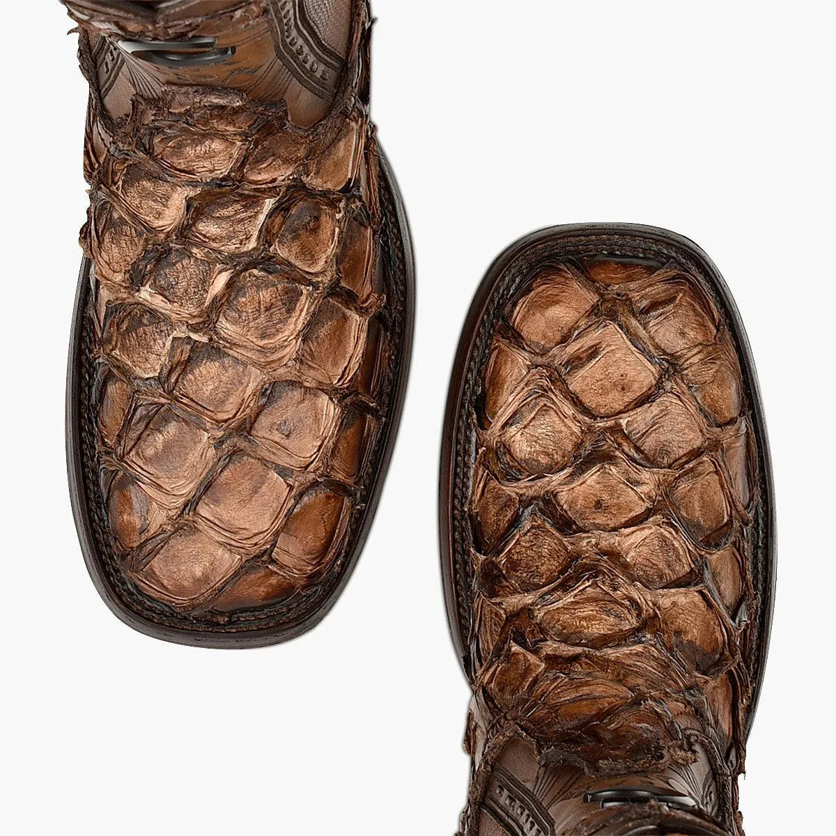 Brown Pirarucu Boots - Men Cuadra Boot CU658 - El Rodeo Western Boutique