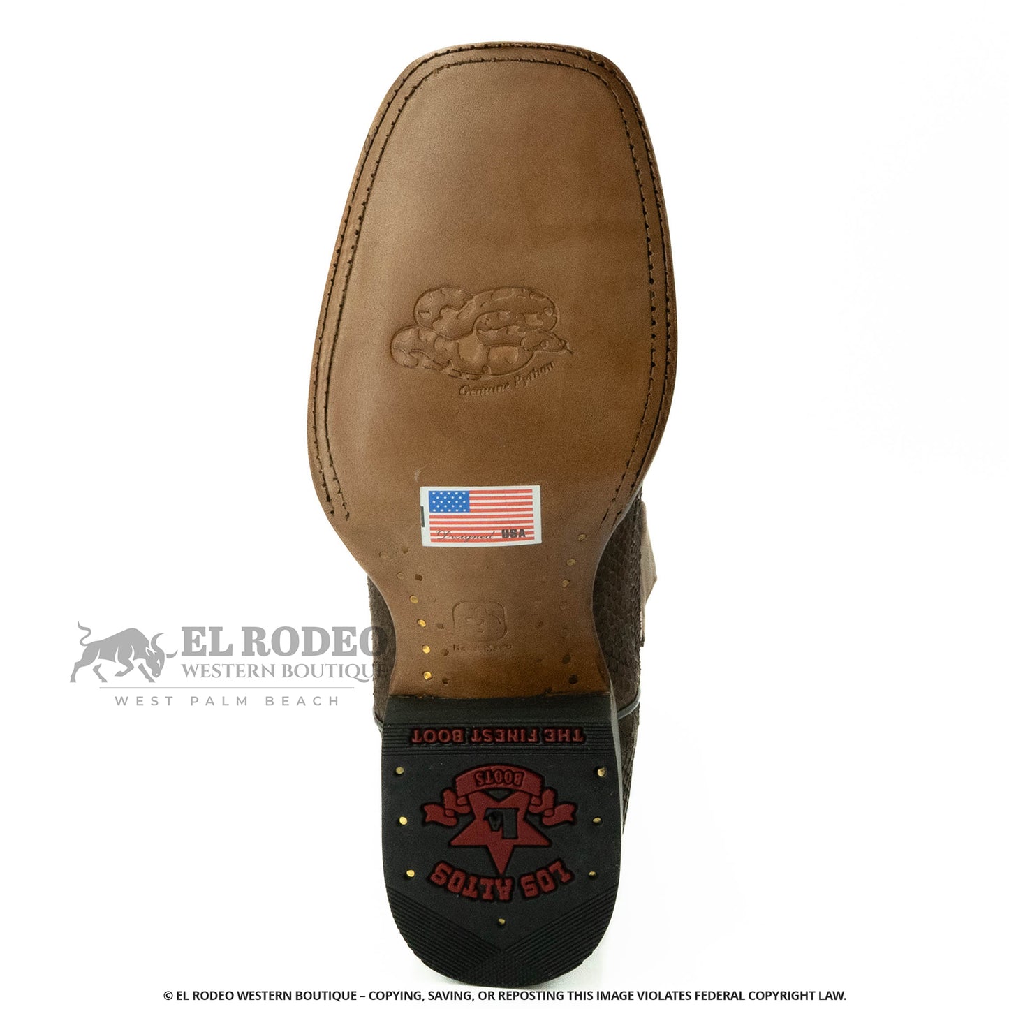 Men Los Altos Python Boots H822N5707