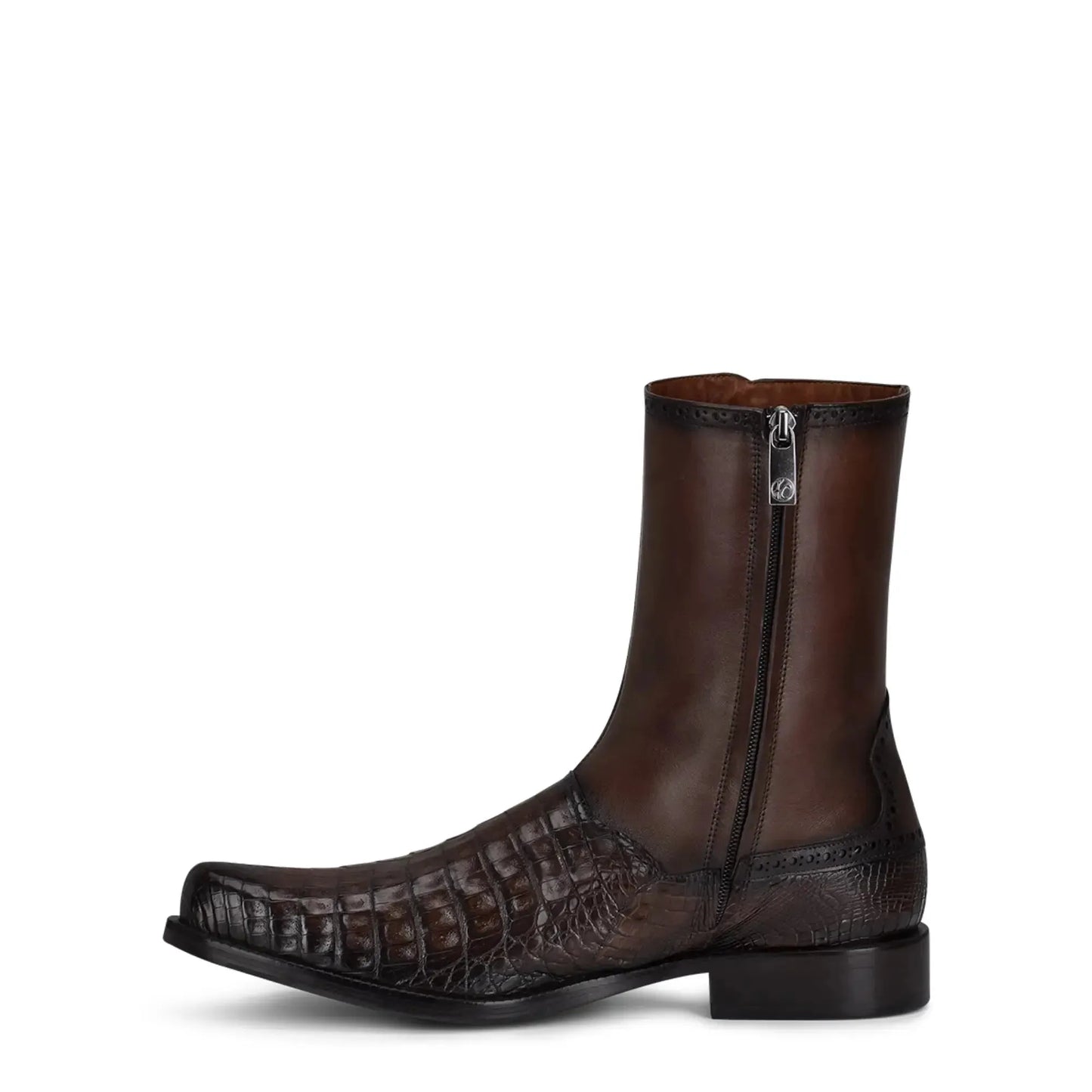 Men’s Exotic Leather Boots – Handcrafted Mid-Calf Cowboy Style - Men Cuadra Boot FC657 - El Rodeo Western Boutique