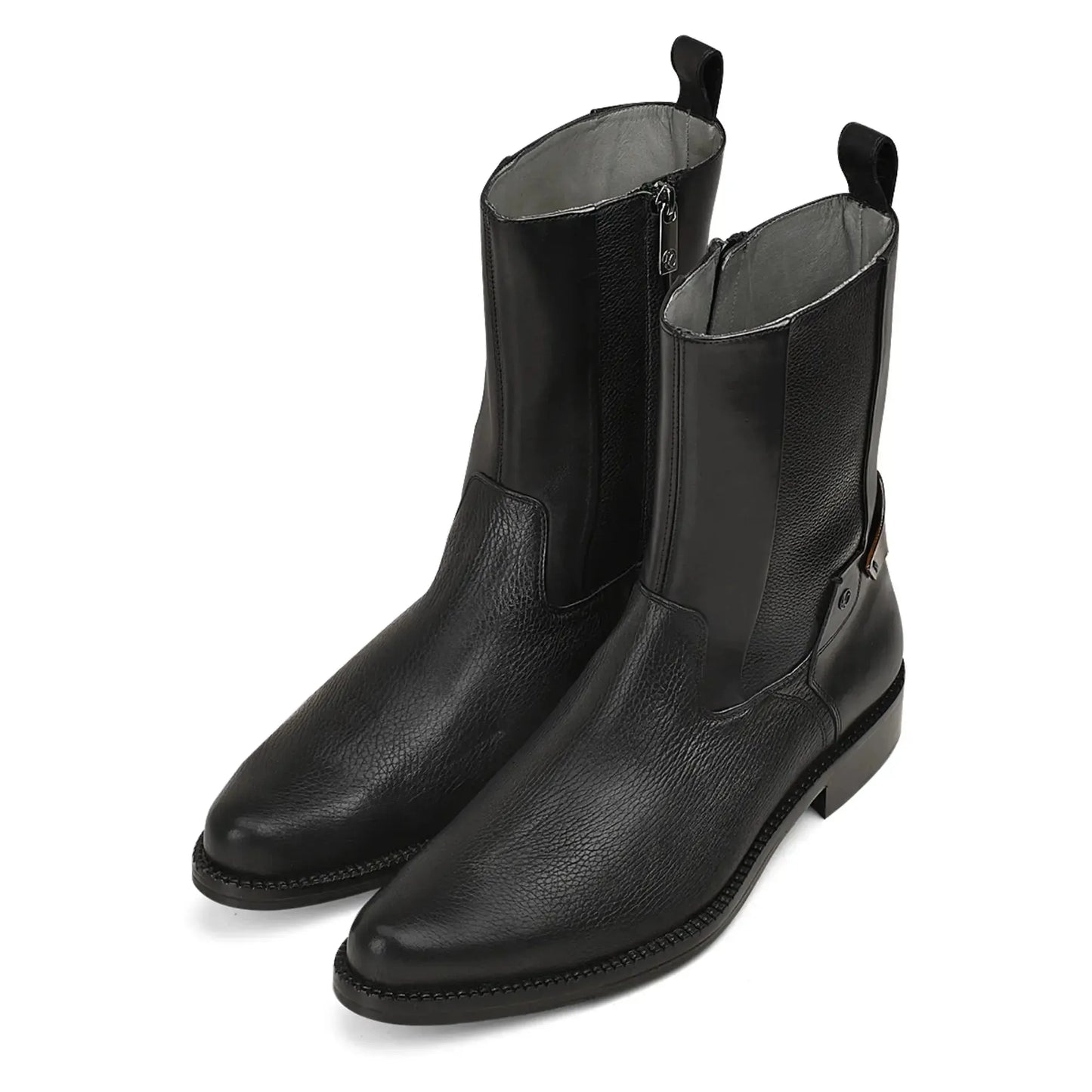 Exotic Leather Boots for Men - Sleek Mid-Calf Round Toe Design- Men Cuadra Boot FC659 - El Rodeo Western Boutique