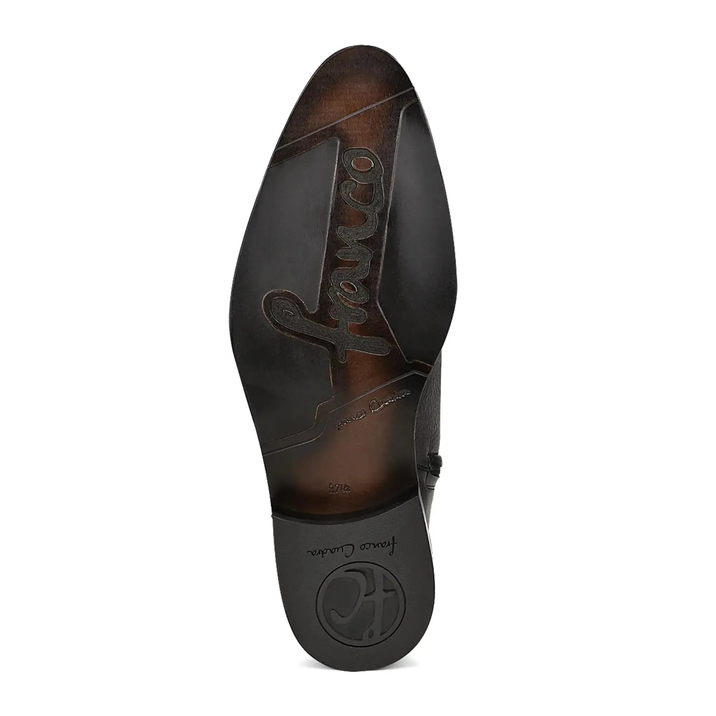 Exotic Leather Boots for Men - Sleek Mid-Calf Round Toe Design- Men Cuadra Boot FC659 - El Rodeo Western Boutique