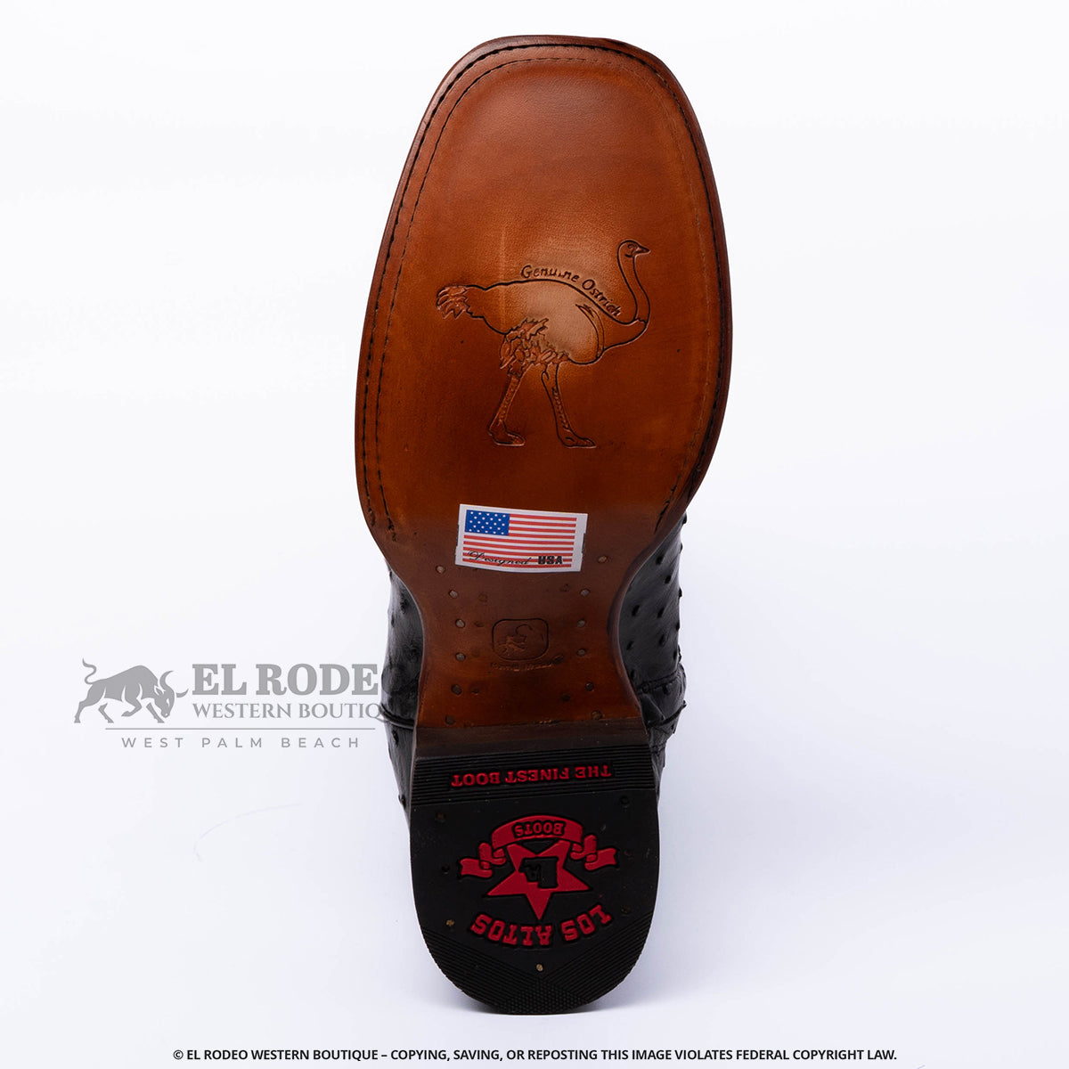 Men Los Altos Ostrich Boot H82Z0305