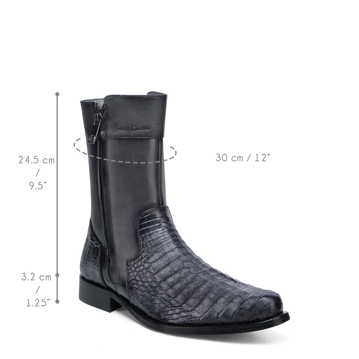 Exotic Boot, Round Toe - Men Cuadra Ankle Boot FF207