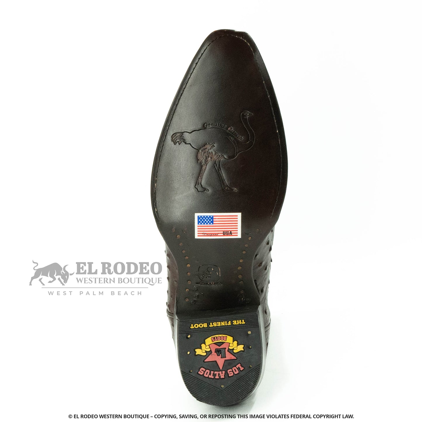 Men Los Altos Ostrich Boots H940307