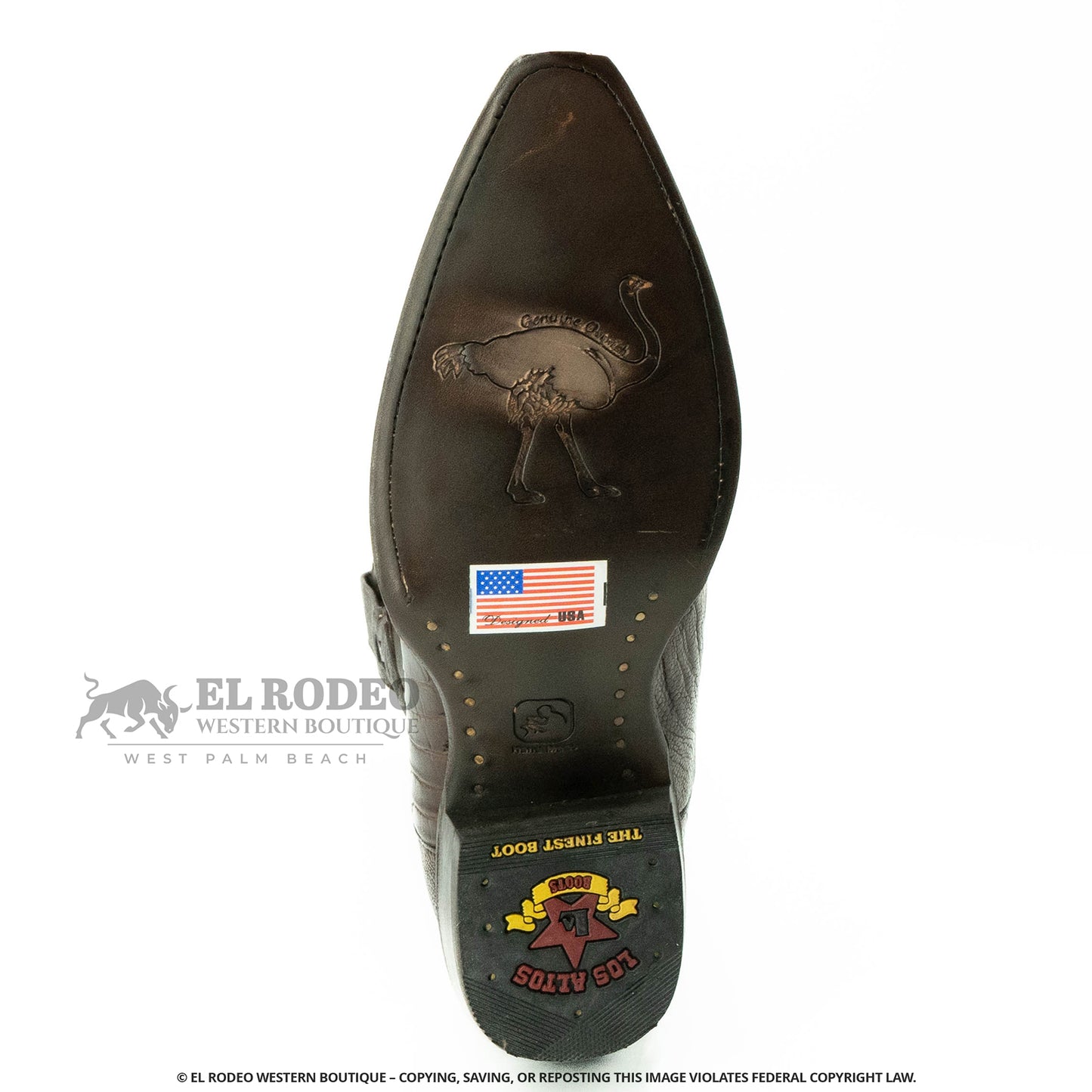 Men Los Altos Ostrich Boots H940507