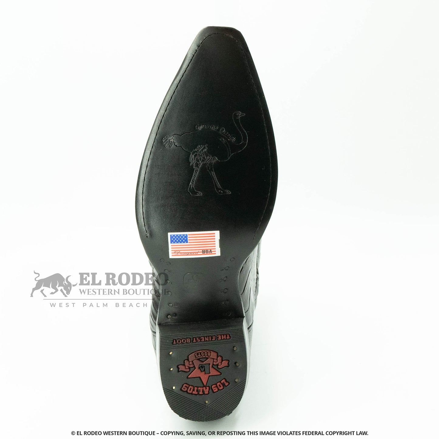 Men Los Altos Ostrich Boots H940518