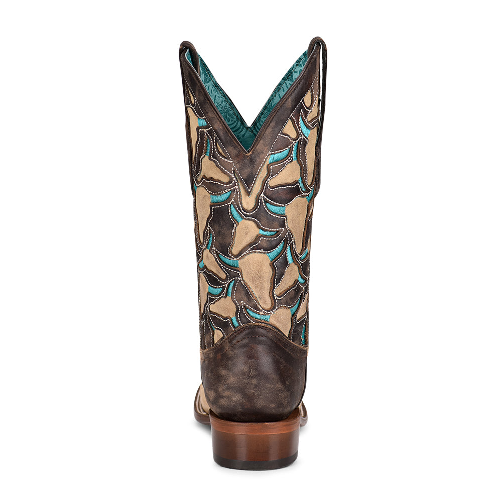 Women Corral Cowhide Boots A4206