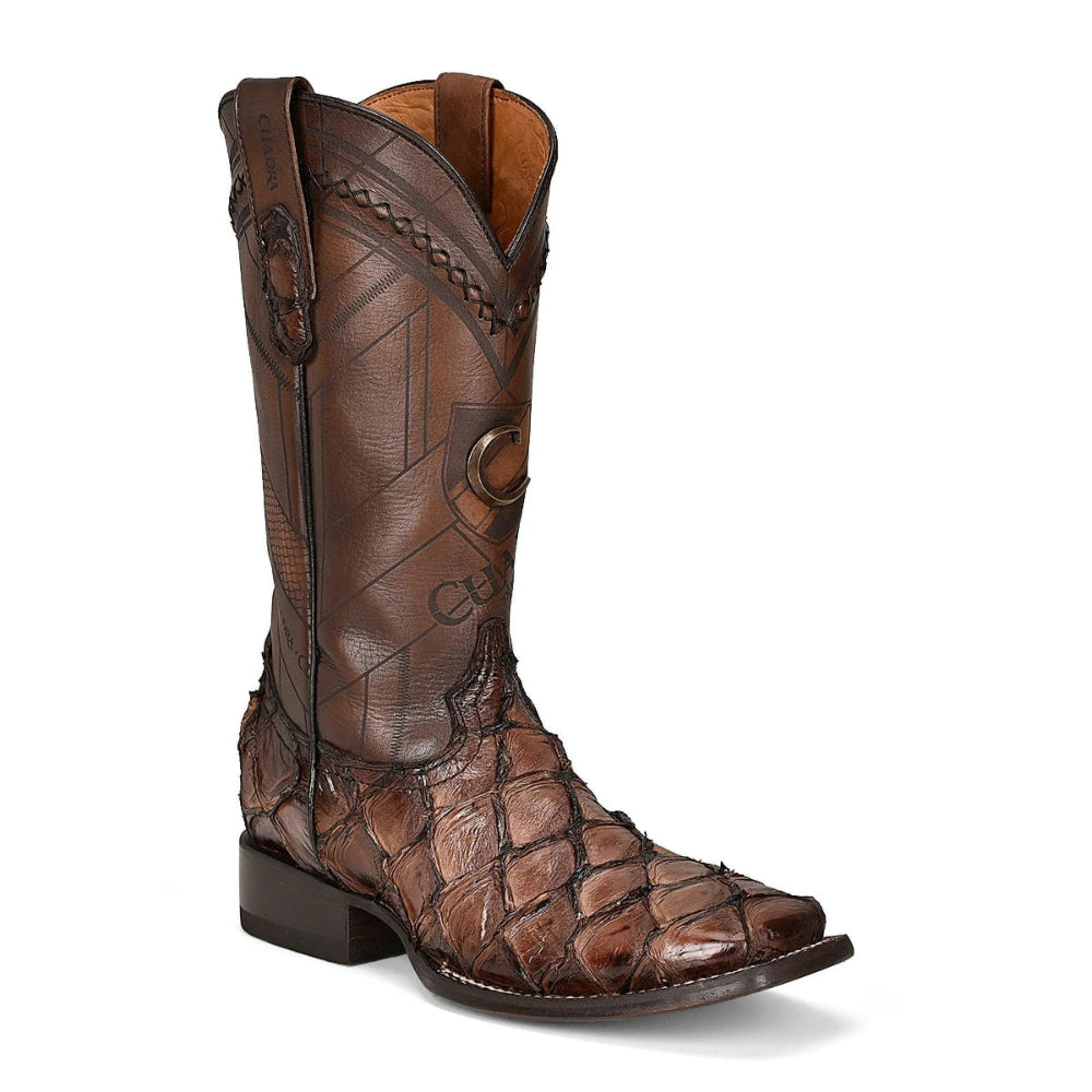 Poisson Pirarucu Leather Boots - Men Cuadra Boots CU788 - El Rodeo Western Boutique