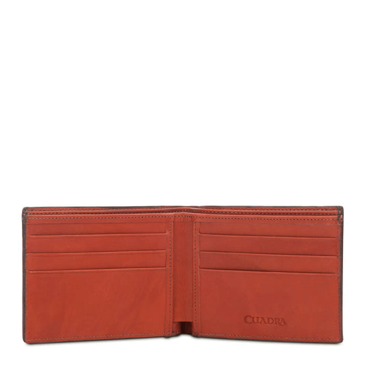 Brown Full Quill Ostrich Wallet - Men Cuadra Wallet DU295 - El Rodeo Western Boutique