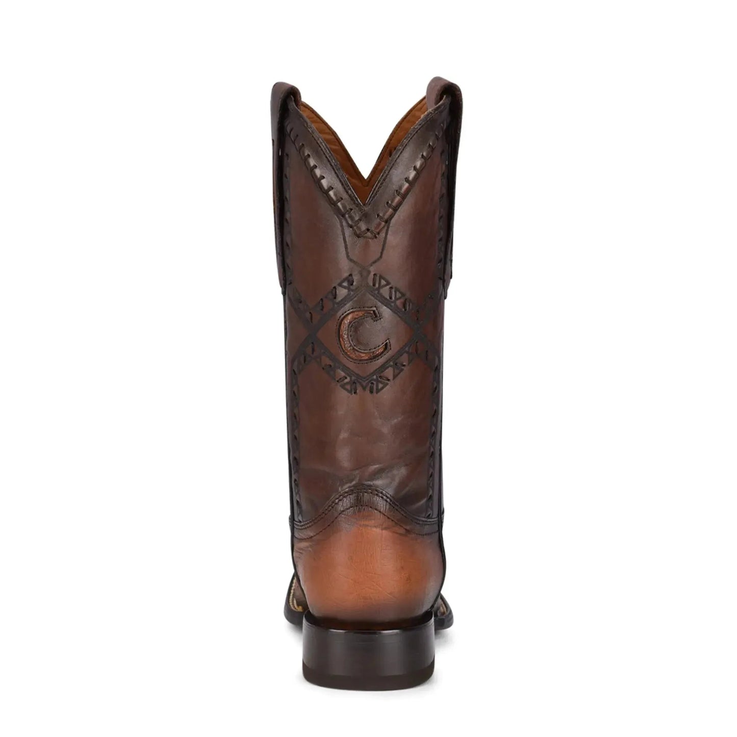 Ostrich Boots for Men: Brown Exotic Leather Cowboy Fashion - Men Cuadra Boot CU462 - El Rodeo Western Boutique