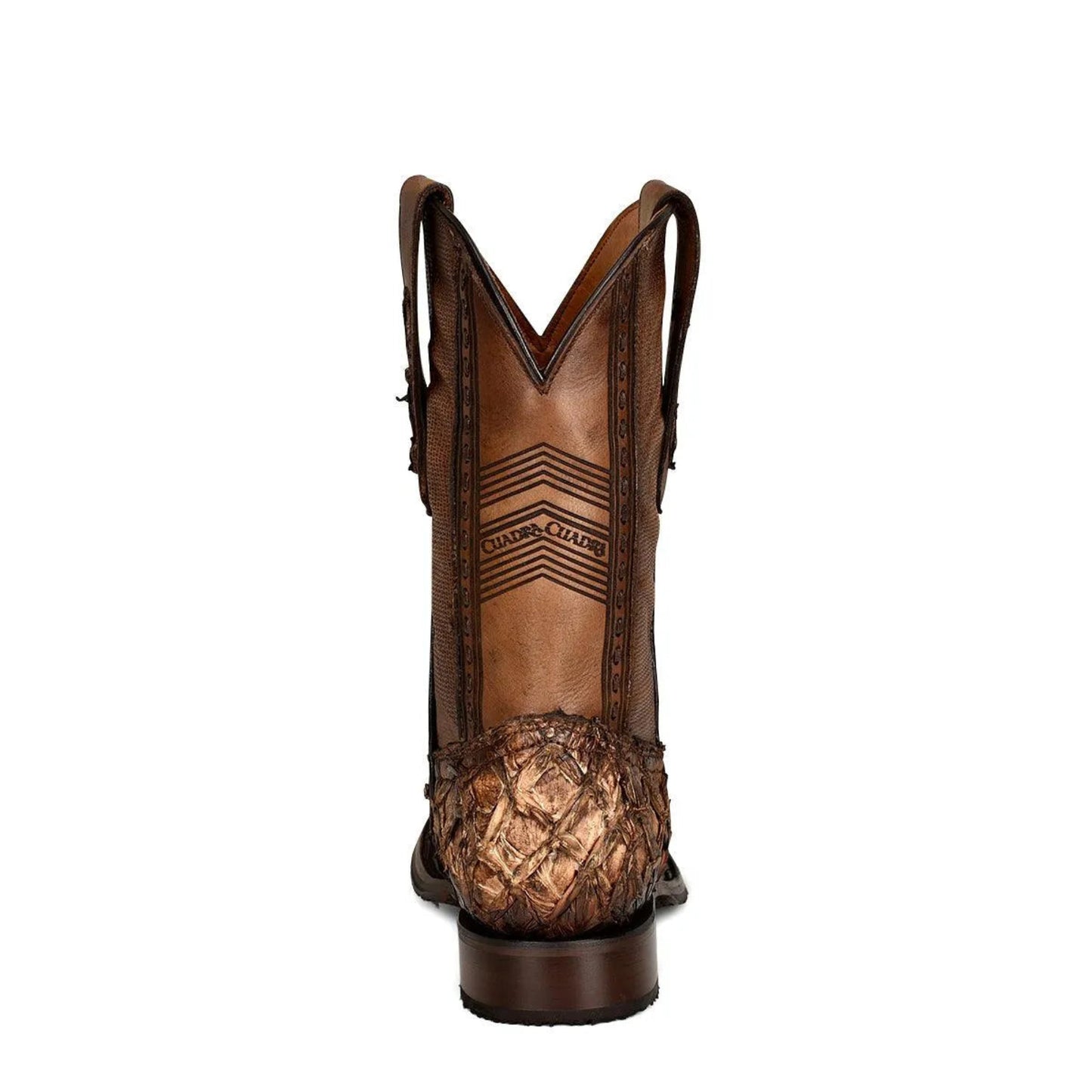 Brown Pirarucu Boots - Men Cuadra Boot CU658 - El Rodeo Western Boutique