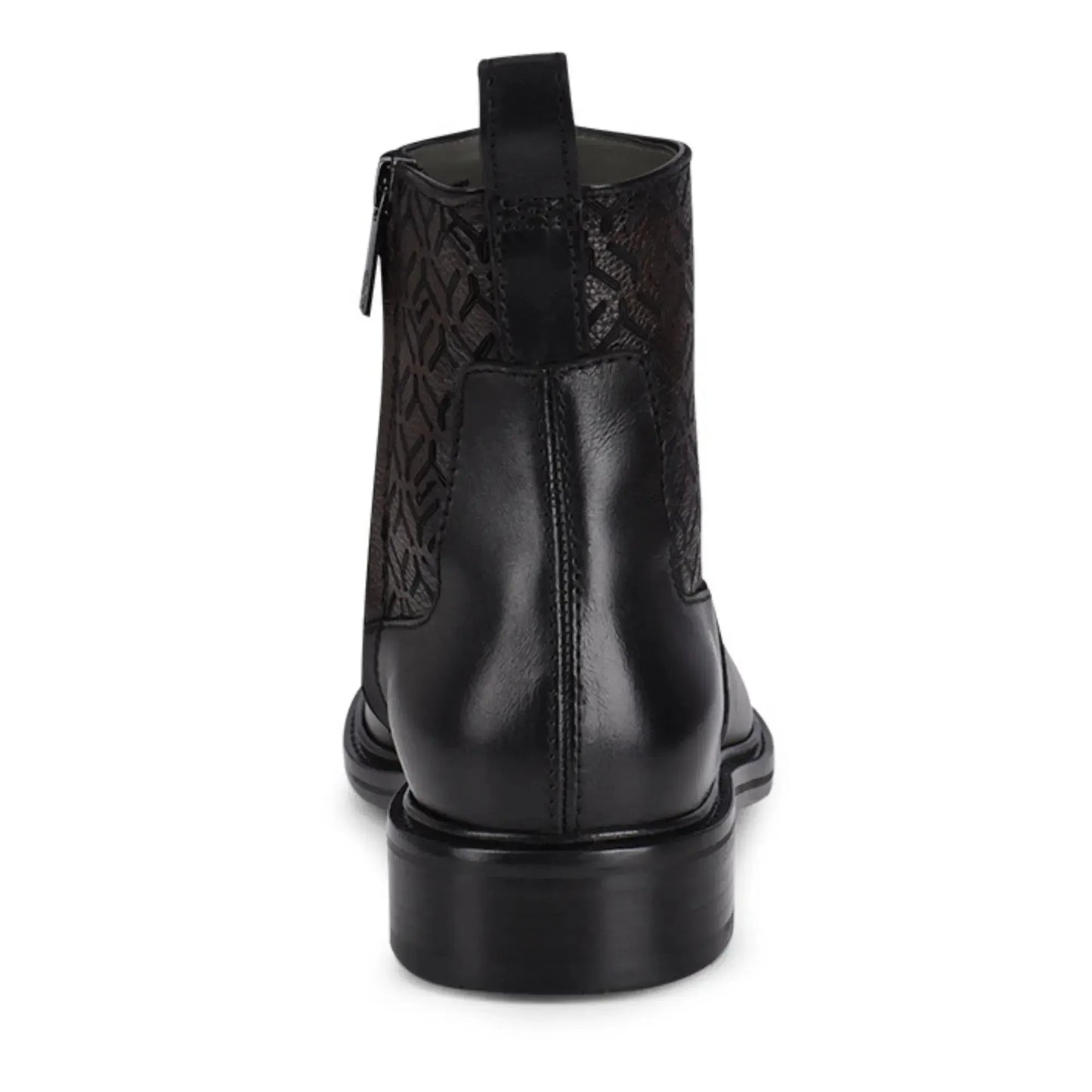 Round Toe Men’s Leather Ankle Boot – Dual Tone Chelsea with Zipper - Men Cuadra Boot FC599 - El Rodeo Western Boutique
