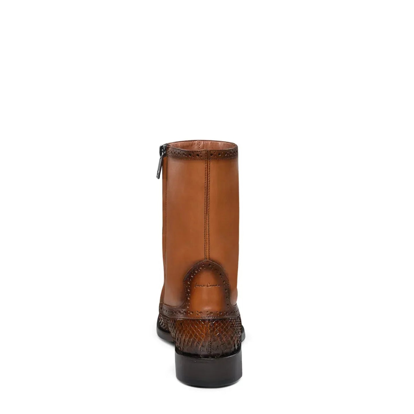 Men’s Python Leather Mid-Calf Boots: Luxury Meets Everyday Comfort - Men Franco Cuadra Boot FC819 - El Rodeo Western Boutique