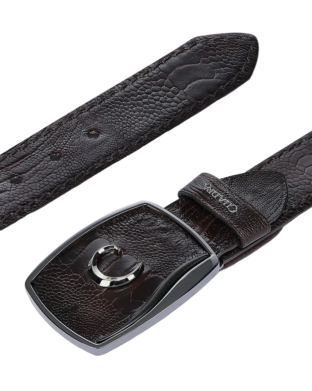 Men Cuadra Ostrich Leg Belt BC439