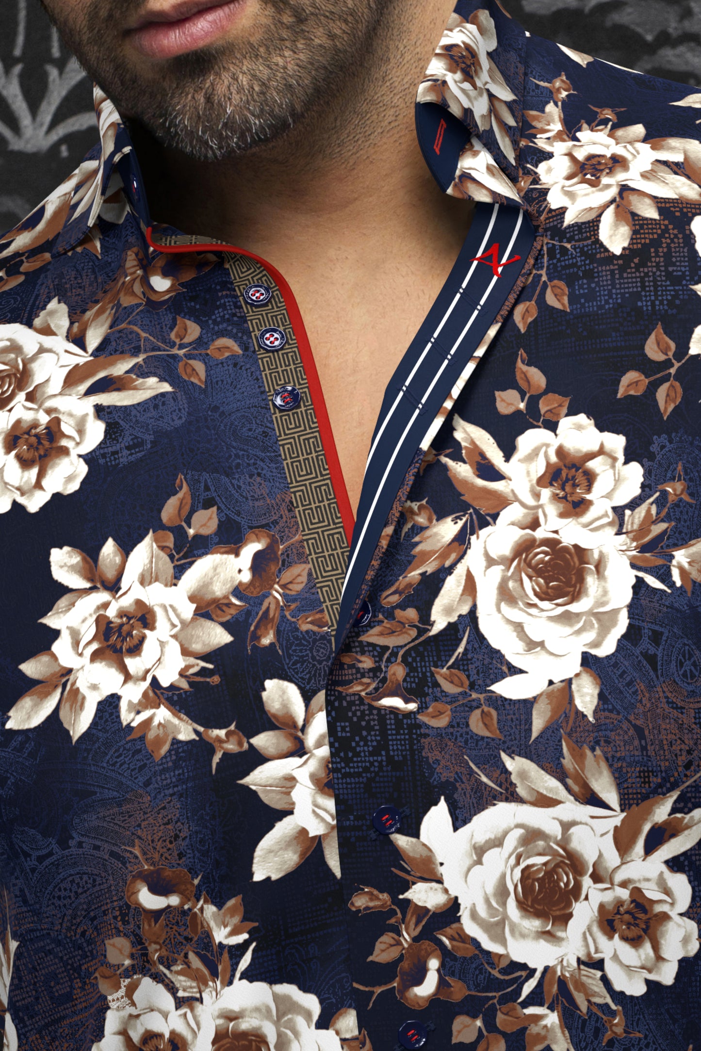 Men Au Noir Knit Short Sleeves Shirt Bera