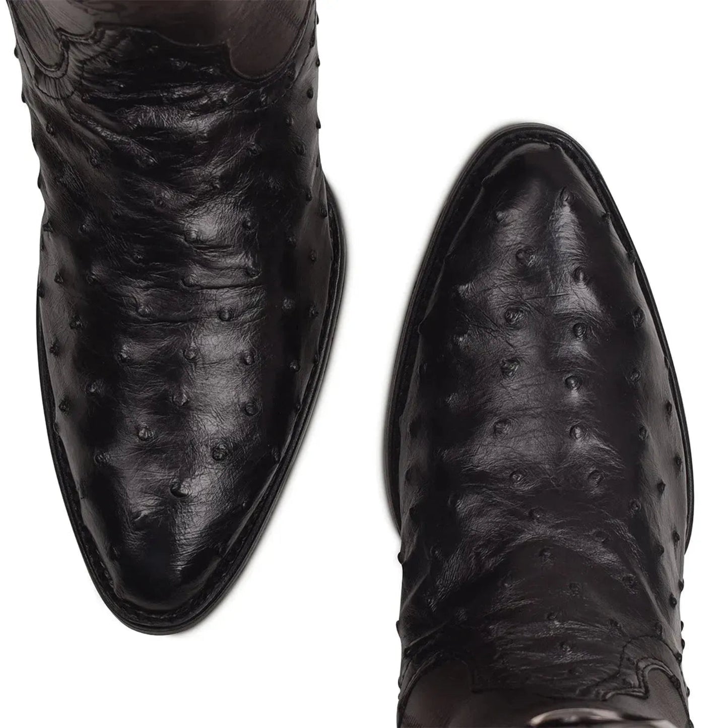 Men’s Ostrich Full Quill Boots with Classic Round Toe for Unmatched Elegance - Men Cuadra Boot CU554 - El Rodeo Western Boutique