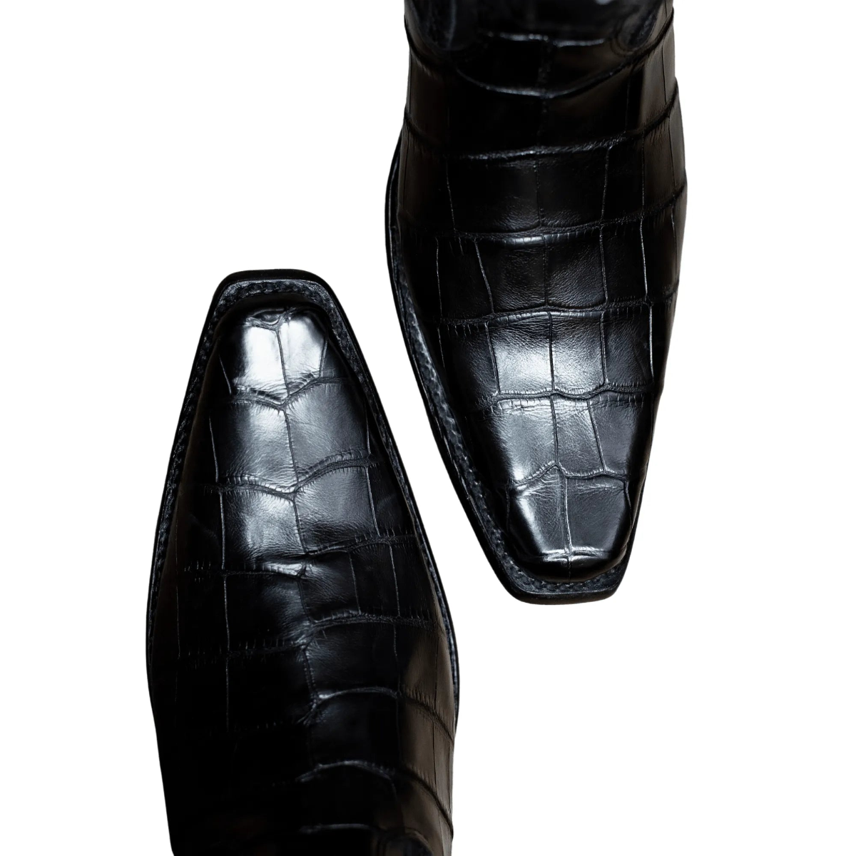 Imperio Cuadra Black Alligator Boots - Men Cuadra Boot CU734 - El Rodeo Western Boutique