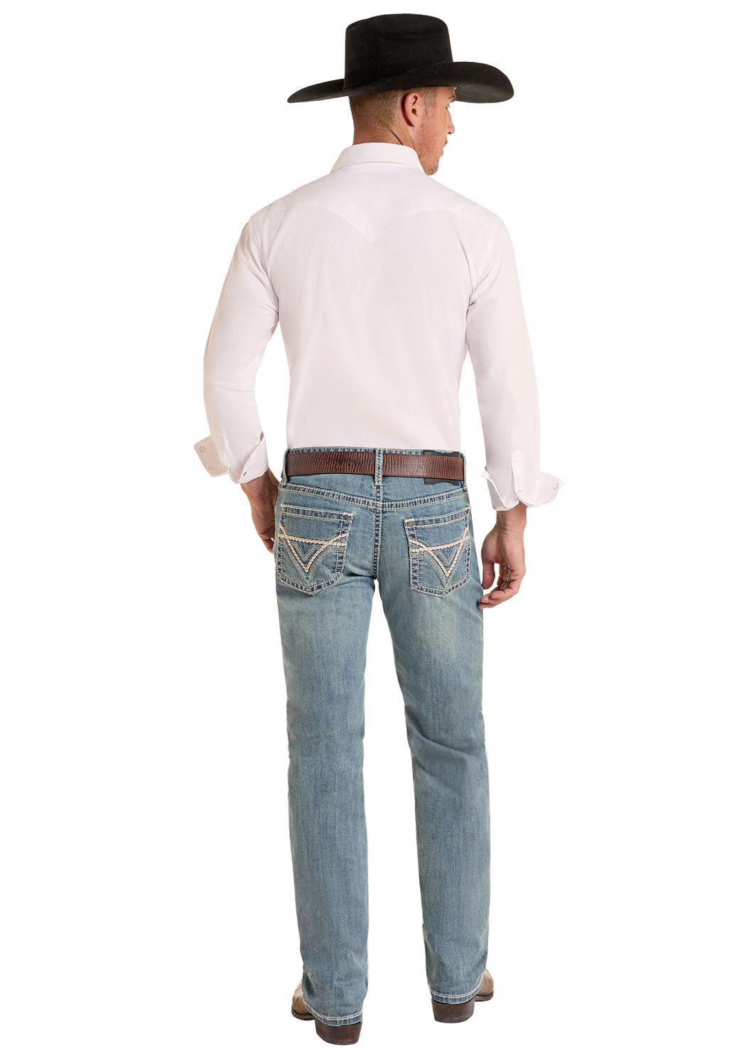 Men Rock&Roll Jean Large V Revolver BM1RD09954