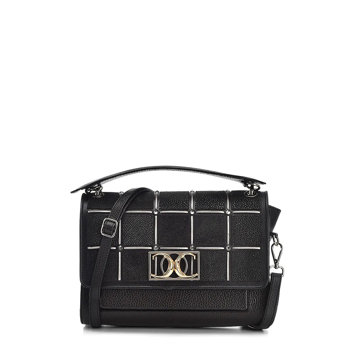 Genuine Stingray Leather Satchel Bag – Luxury Meets Everyday Functionality - Women Cuadra Bag DU561