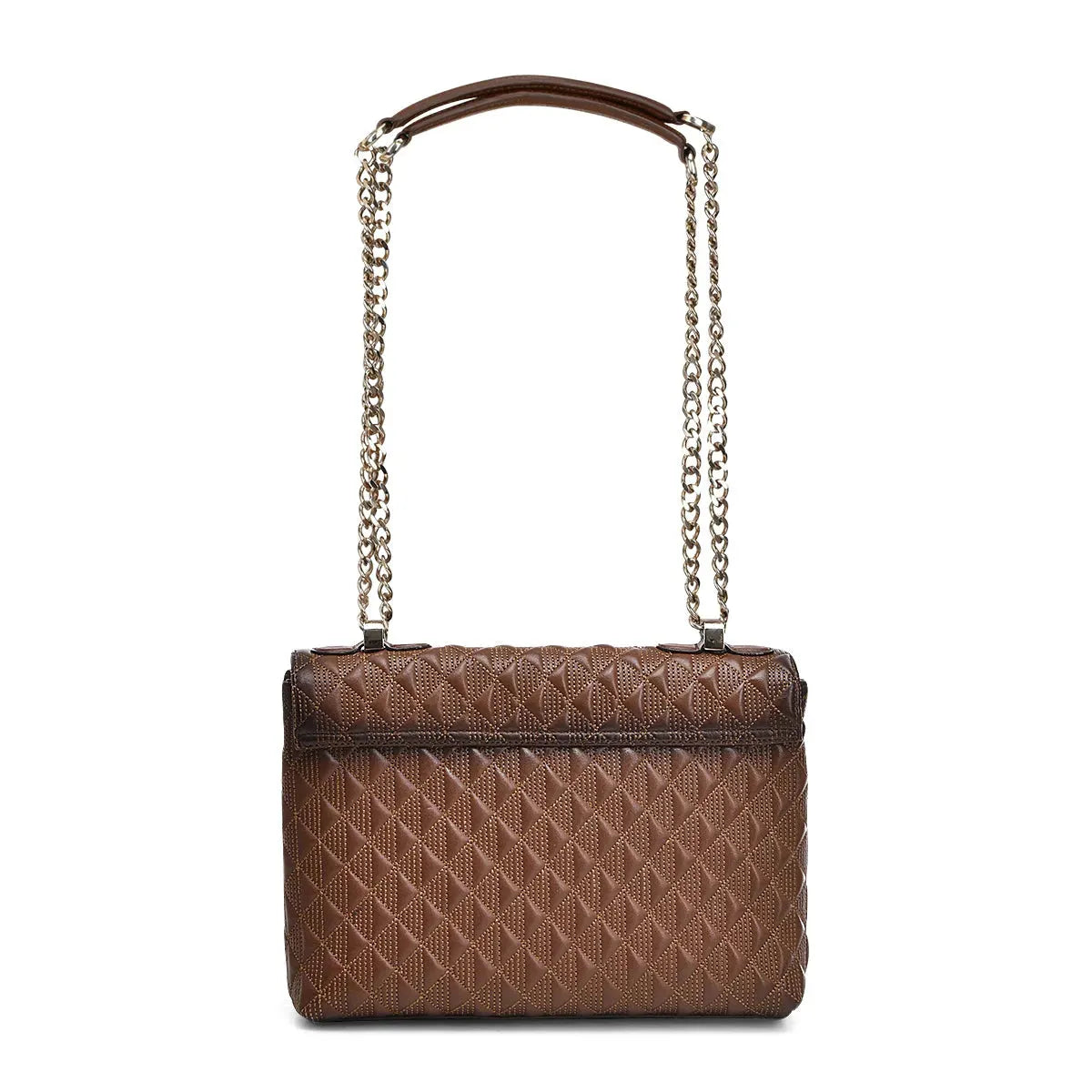 Women's Brown Leather Shoulder Bag with Premium Details and Versatility - Women Cuadra Bag DU585 - El Rodeo Western Boutique